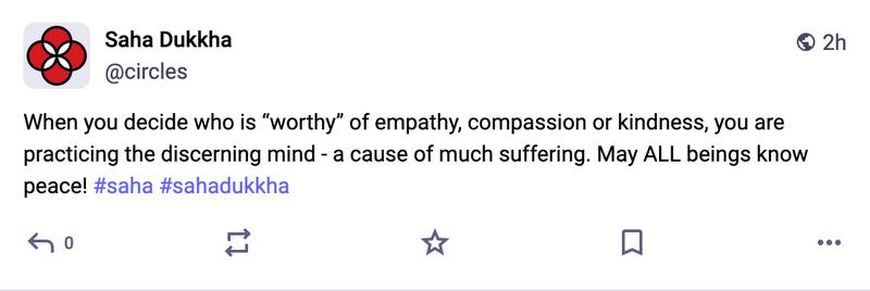 Discerning compassion