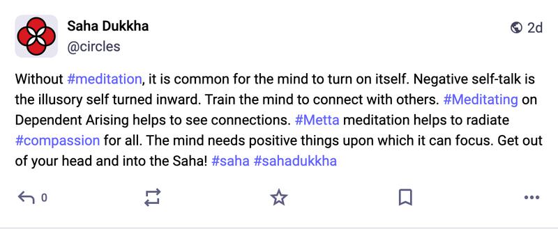 Meditation for negative self-talk