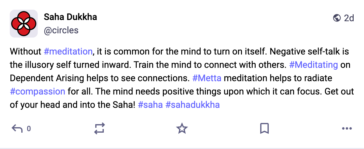 Meditation for negative self-talk